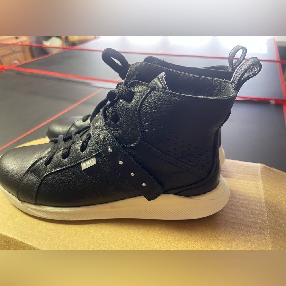 Naot Black Sneakers with Mesh Upper